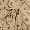 Sanskriti Vintage Pure Woollen Ivory Shawl Handmade Kantha Long Throw Stole