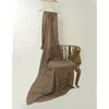 Sanskriti Vintage Brown Long Shawl Handmade Suzani Work Pure Woollen Scarf Stole