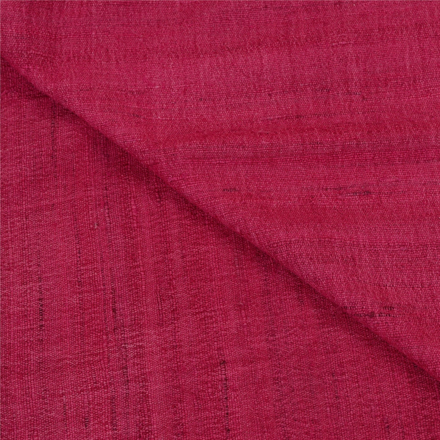 Sanskriti Vintage Pink Long Shawl Handloom Woven Scarf Wrap Sustainable Stole