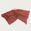 Sanskriti Vintage Red Jamawar Pure Woolen Woven Shawl Long Throw Soft Stole