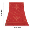Sanskriti Vintage Long Dark Red Pure Woollen Shawl Handmade Suzani Scarf Stole