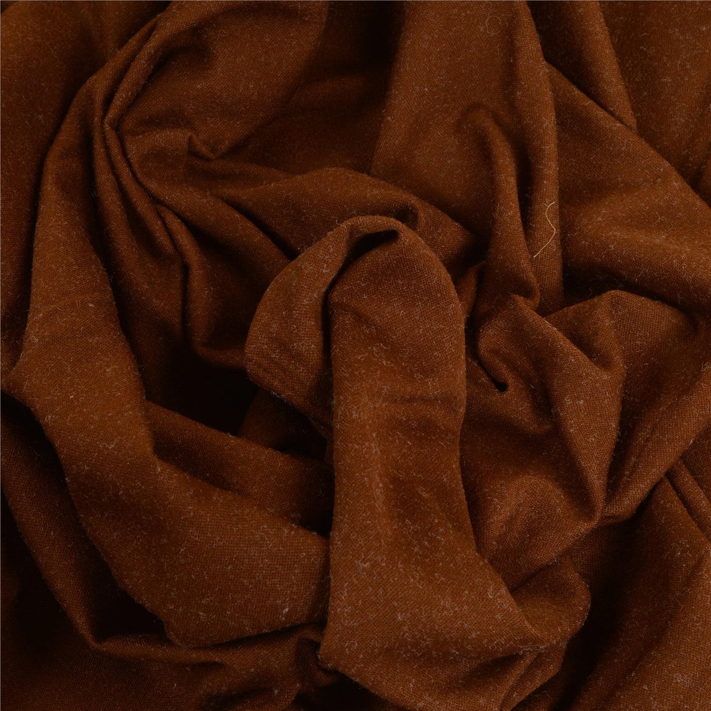 Sanskriti Vintage Brown Long Solid Woolen Shawl Reversible Scarf Throw Stole