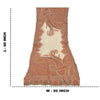 Sanskriti Vintage Pure Woolen KashmiriShawl Woven Multi Stole Scarf Warm Veil