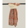 Sanskriti Vintage Pure Woolen KashmiriShawl Woven Multi Stole Scarf Warm Veil