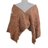 Sanskriti Vintage Pure Woolen KashmiriShawl Woven Multi Stole Scarf Warm Veil