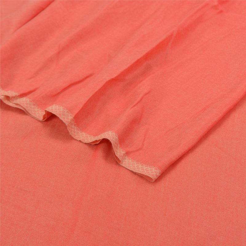Sanskriti Vintage Pure Woolen Coral Shawl Solid/Woven Long Stole Warm Veil mikasa upholstery fabric