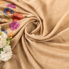 Sanskriti Vintage Brown Wool Shawl Aari Embroidered Floral Stole Scarf Wrap Veil