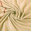 Sanskriti Vintage Long Ivory Woolen Shawl Hand Embroidered Suzani Throw Stole