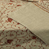 Sanskriti Vintage Beige Soft Blend Wool Shawl Hand Embroidered Suzani Wrap Stole