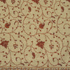 Sanskriti Vintage Beige Soft Blend Wool Shawl Hand Embroidered Suzani Wrap Stole