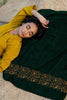 Sanskriti Vintage Green Soft Pure Wool Shawl Aari Hand Embroidered Kashmiri Wrap
