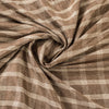 Sanskriti Vintage Long Brown Woolen Shawl Hand Woven Scarf Throw Winter Stole
