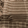 Sanskriti Vintage Long Brown Woolen Shawl Hand Woven Scarf Throw Winter Stole