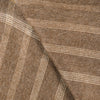 Sanskriti Vintage Long Brown Woolen Shawl Hand Woven Scarf Throw Winter Stole