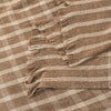 Sanskriti Vintage Long Brown Woolen Shawl Hand Woven Scarf Throw Winter Stole