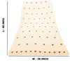 Sanskriti Vintage Long Cream Pure Handloom Shawl Hand Embroidered Scarf Stole