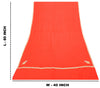 Sanskriti Vintage Long Red Pure Woolen Shawl Hand Embroidered Suzani Neck Stole
