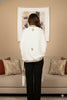 Sanskriti Vintage Long White Pure Woolen Hand Embroidery Suzani Head Shawl Stole
