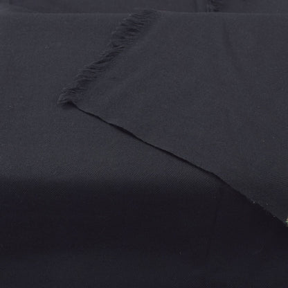 Sanskriti Vintage Black Soft Pure Wool Shawl Kullu Hand Woven/Loom Stole Scarf