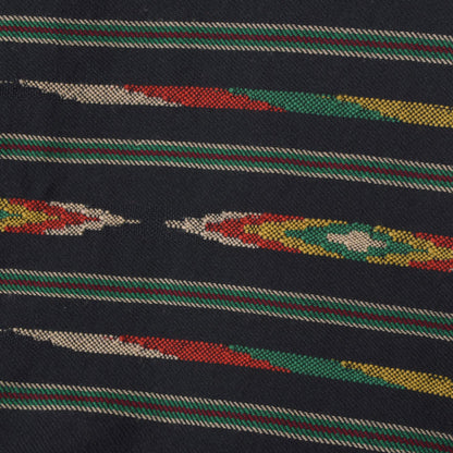 Sanskriti Vintage Black Soft Pure Wool Shawl Kullu Hand Woven/Loom Stole Scarf