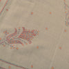 Sanskriti Vintage Gray Pure Wool Shawl Hand Embroidered Suzani Stole Scarf Wrap