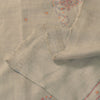 Sanskriti Vintage Gray Pure Wool Shawl Hand Embroidered Suzani Stole Scarf Wrap