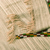 Sanskriti Vintage Cream Shawl 100% Pure Woolen Kullu Himachal Pradesh Of India Long Hand Woven Scarf Sustainable Stole Nect Head Scarf