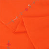 Sanskriti Vintage Long Shawl Hand Embroidered Aari Pure Woolen Orange Stole