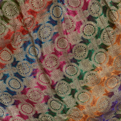 Sanskriti Vintage Long Stitched Skirt Pure Silk Woven Brocade/Banarasi Lehenga