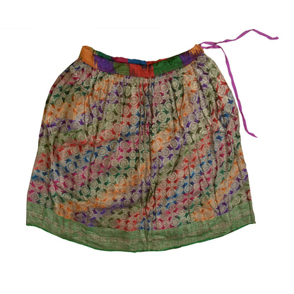 Sanskriti Vintage Long Stitched Skirt Pure Silk Woven Brocade/Banarasi Lehenga