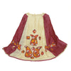 Sanskriti Vintage Indian Long Skirt Pure Silk Hand Embroidered Kutch Lehenga