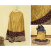 Sanskriti Vintage Indian Hand Beaded Net Lehenga Skirt Party Zardozi Work