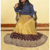 Sanskriti Vintage Indian Hand Beaded Net Lehenga Skirt Party Zardozi Work