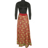 Sanskriti Red Wedding Long Skirt Pure Silk Hand Beaded Ethnic Unstitched Lehenga