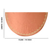 Sanskriti New Peach Pure Satin Silk Long Skirt Unstitched Hand Embroidered Zari