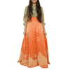 Sanskriti New Long Skirt Pure Tissue Silk Hand Embroidery Unstitched Lehenga
