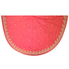 Sanskriti Vintage Hot Pink Pure Silk Skirt Unstitched Hand Embroidered Zardozi