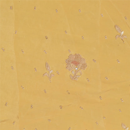 Sanskriti New Long Skirt Pure Silk Hand Embroidered Unstitched Party Lehenga