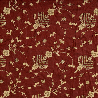 Sanskriti new Long Skirt Pure Satin Silk Hand Beaded Unstitched Lehenga