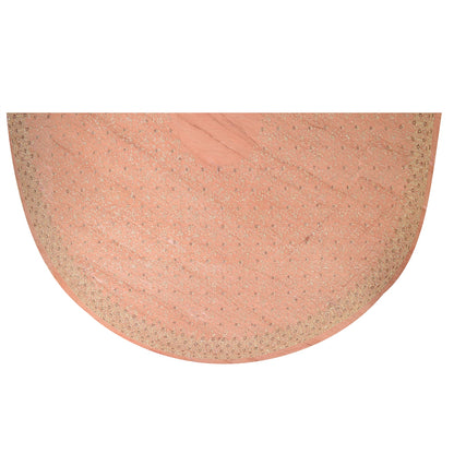 Sanskriti Vintage Red Long Skirt Net Mesh Hand Beaded Unstitched Ethnic Lehenga