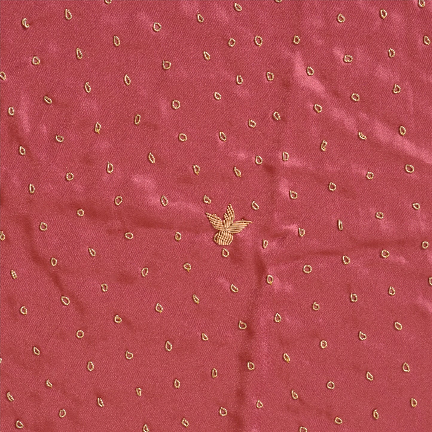 Sanskriti Vintage Long Skirt Pure Satin Silk Handmade Unstitched Zardozi Lehenga