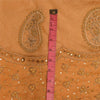 Sanskriti Vintage Long Skirt Pure Tissue Silk Hand Beaded Unstitched Lehenga