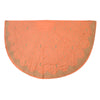Sanskriti Vintage Peach Long Skirt Pure Silk Hand Embroidered Unstitched Lehenga