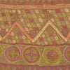 Sanskriti Vintage Partywear Long Skirt Pure Silk Hand Beaded Unstitched Lehenga