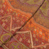 Sanskriti Vintage Partywear Long Skirt Pure Silk Hand Beaded Unstitched Lehenga
