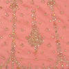 Sanskriti Vintage Long Skirt Net Mesh Pink Hand Bead Zari Dabka Stitched Lehenga
