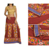 Sanskriti Vintage Long Skirt Pure Cotton Handmade Kutch Work Stitched Lehenga