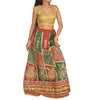 Sanskriti Vintage Long Skirt Pure Cotton Bandhani Printed Stitched Gota Lehenga