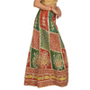 Sanskriti Vintage Long Skirt Pure Cotton Bandhani Printed Stitched Gota Lehenga