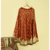 Sanskriti Vintage Long Skirt Pure Silk Red Hand Beaded Stitched Bandhani Lehenga